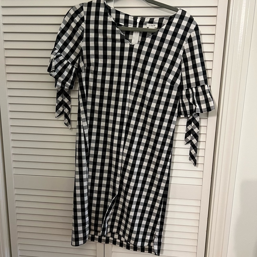 Jcrew Gingham Dress- XS